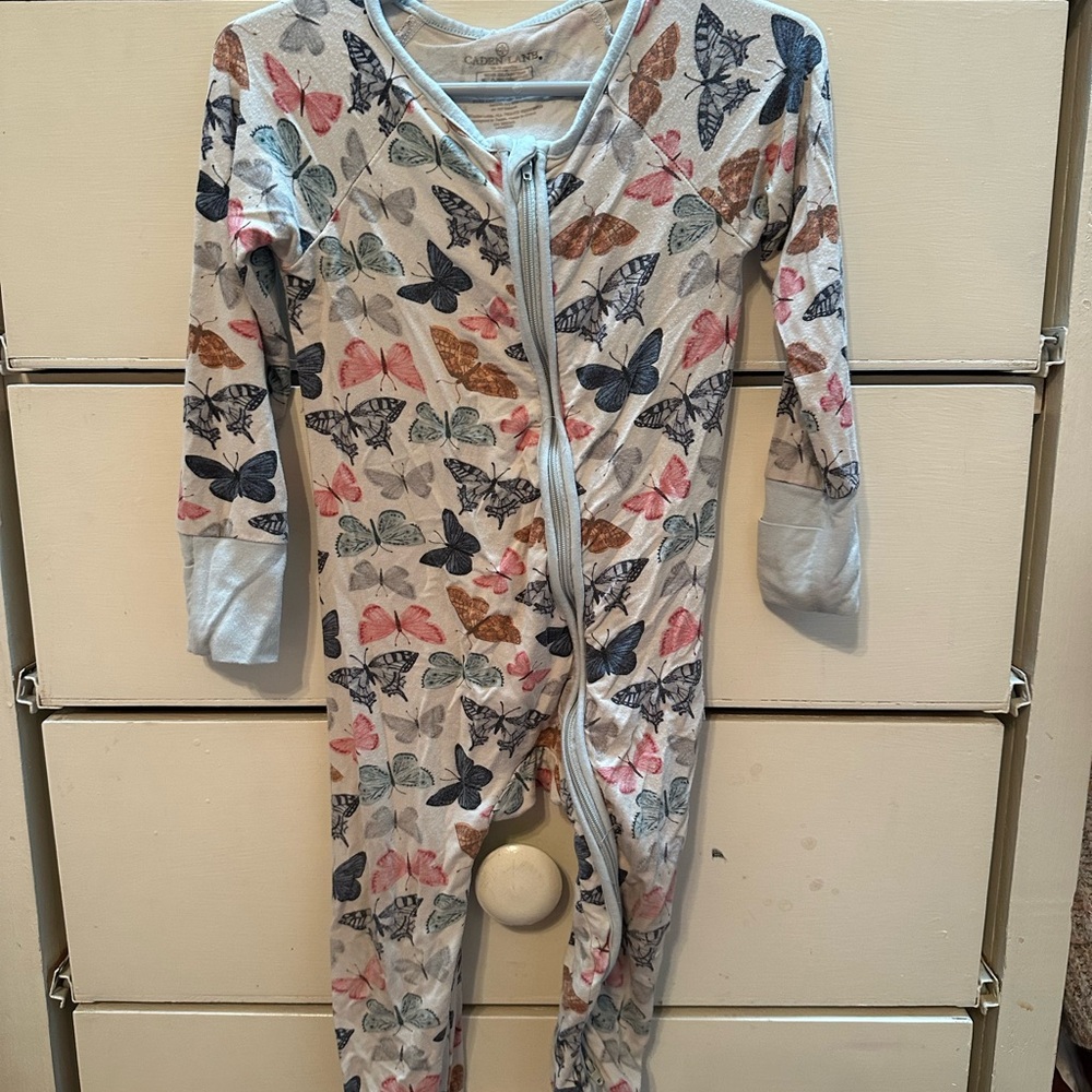 Butterfly Print Baby Onesie